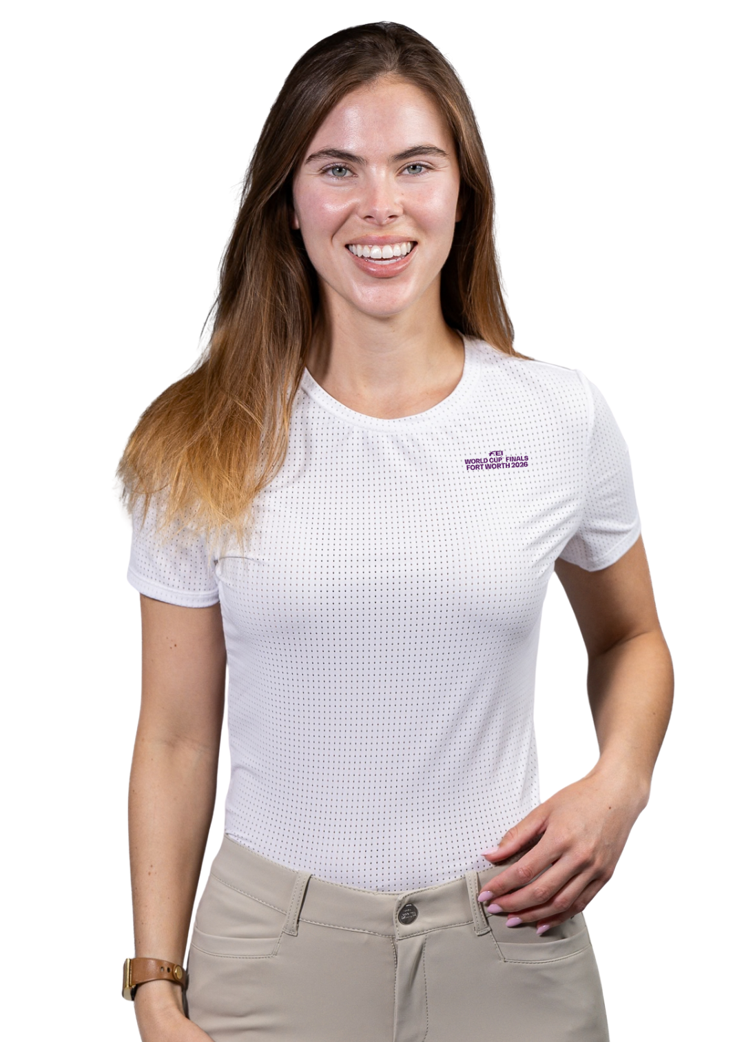 Hallie Short Sleeve Tee Shirt Officially Licensed FEI™ World Cup™ Finals Fort Worth 2026 Merchandise