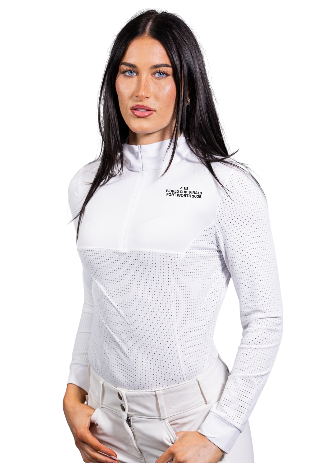 Pauline Long Sleeve Competition Shirt Officially Licensed FEI™ World Cup™ Finals Fort Worth 2026 Merchandise