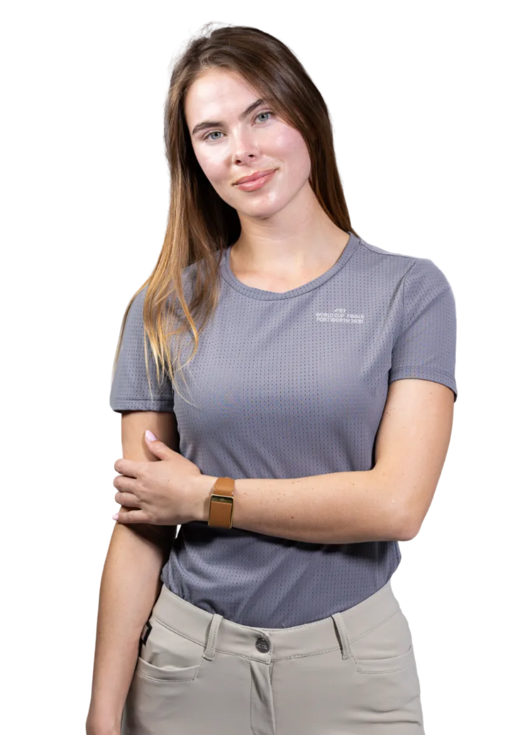 Hallie Short Sleeve Tee Shirt  Officially Licensed FEI™ World Cup™ Finals Fort Worth 2026 Merchandise