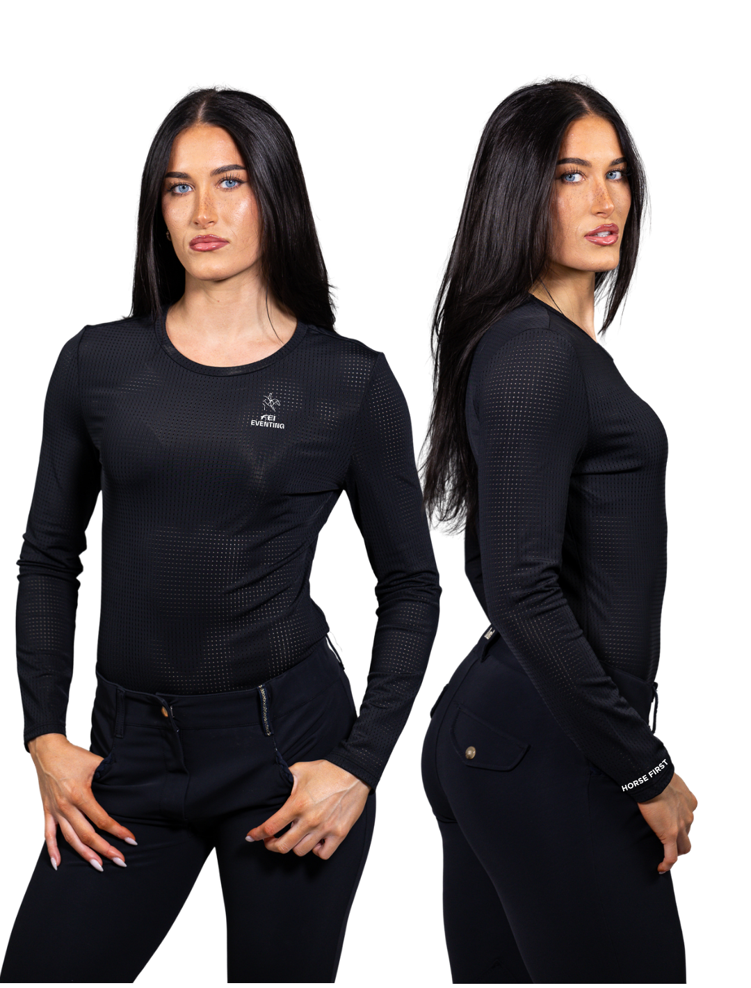 FEI x Equisite Cadence Shirt | Jet Black
