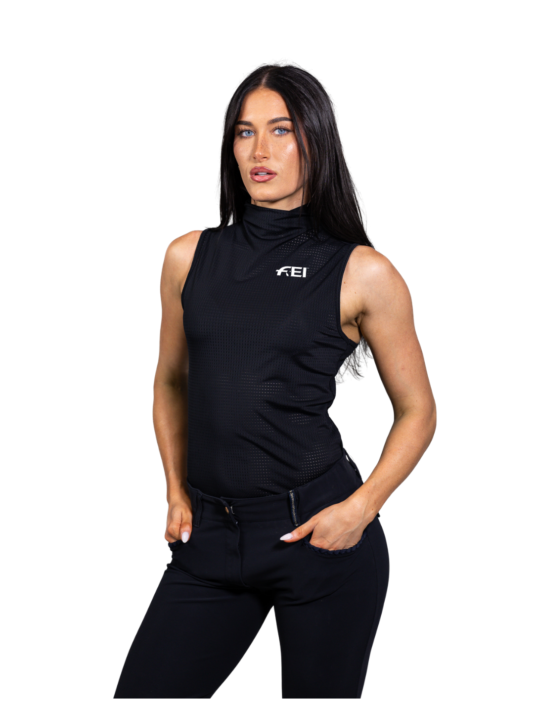 FEI x Equisite Blaire Shirt | Jet Black