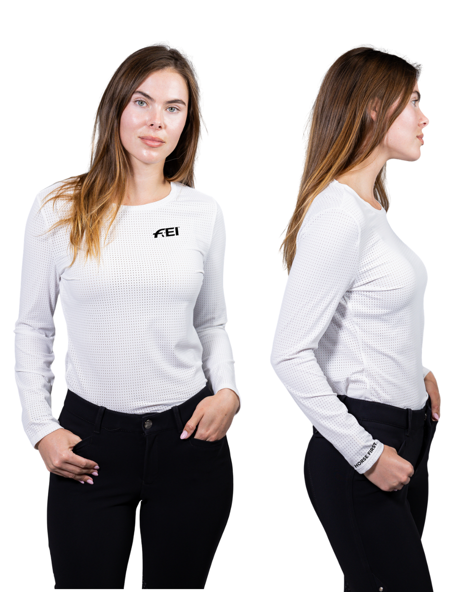 FEI x Equisite Cadence Shirt | White