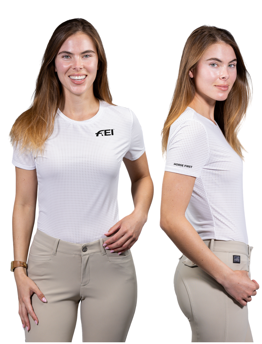 FEI x Equisite Hallie Shirt | White