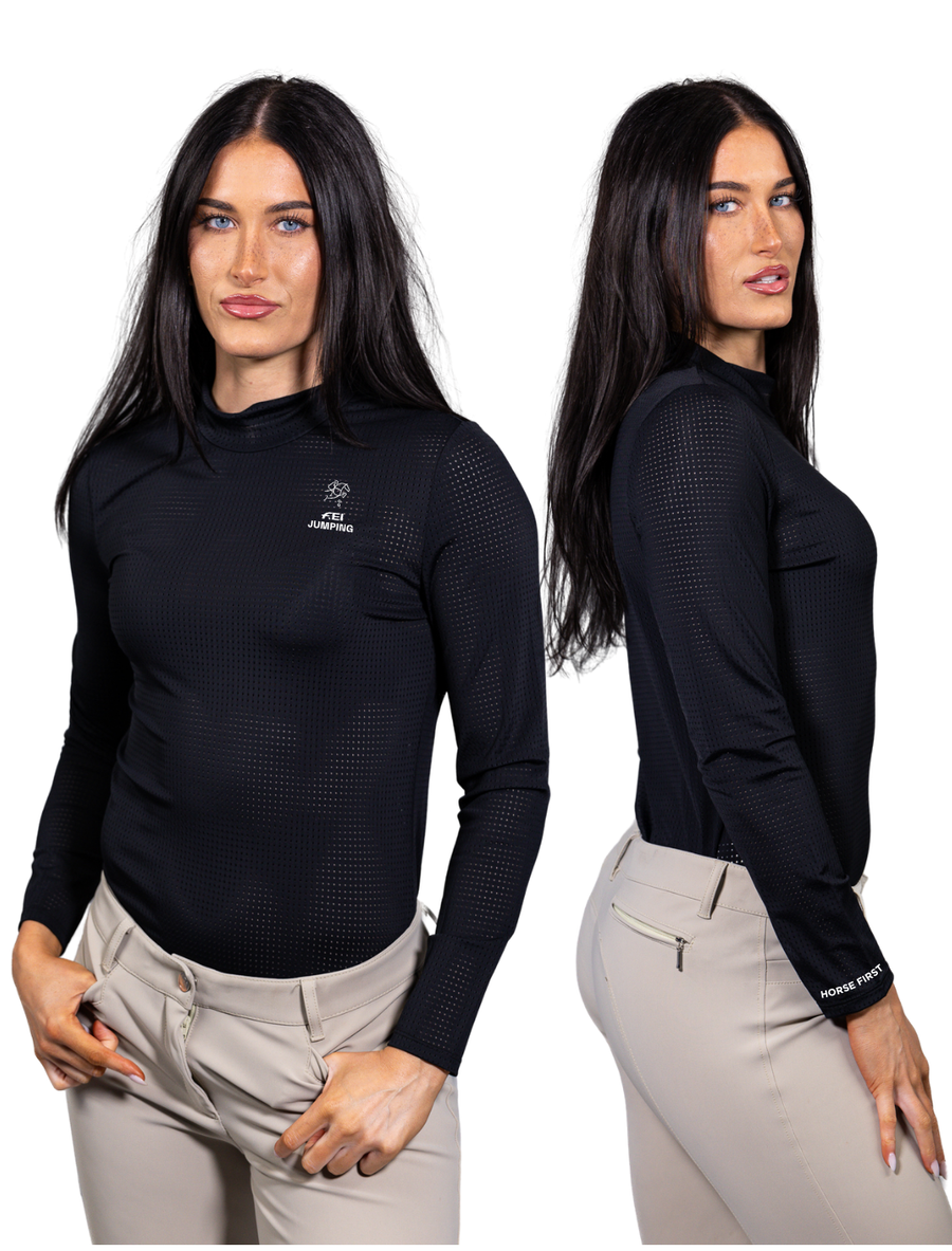 FEI x Equisite Alesia Shirt | Jet Black