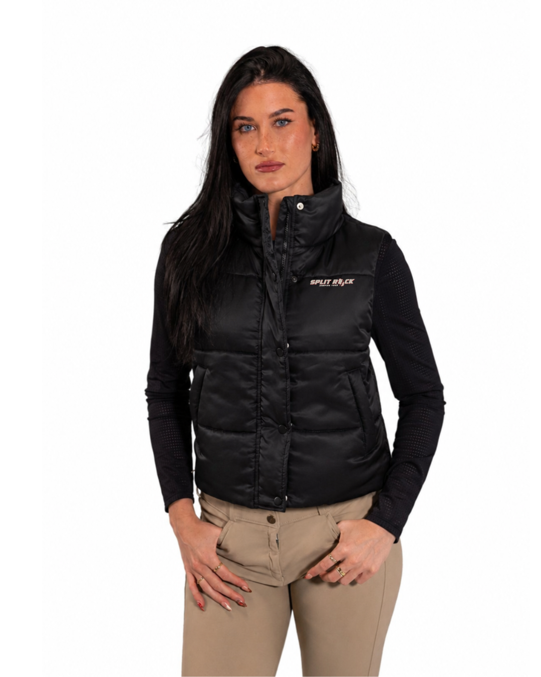 Split Rock x Equisite Evie Vest | Jet Black