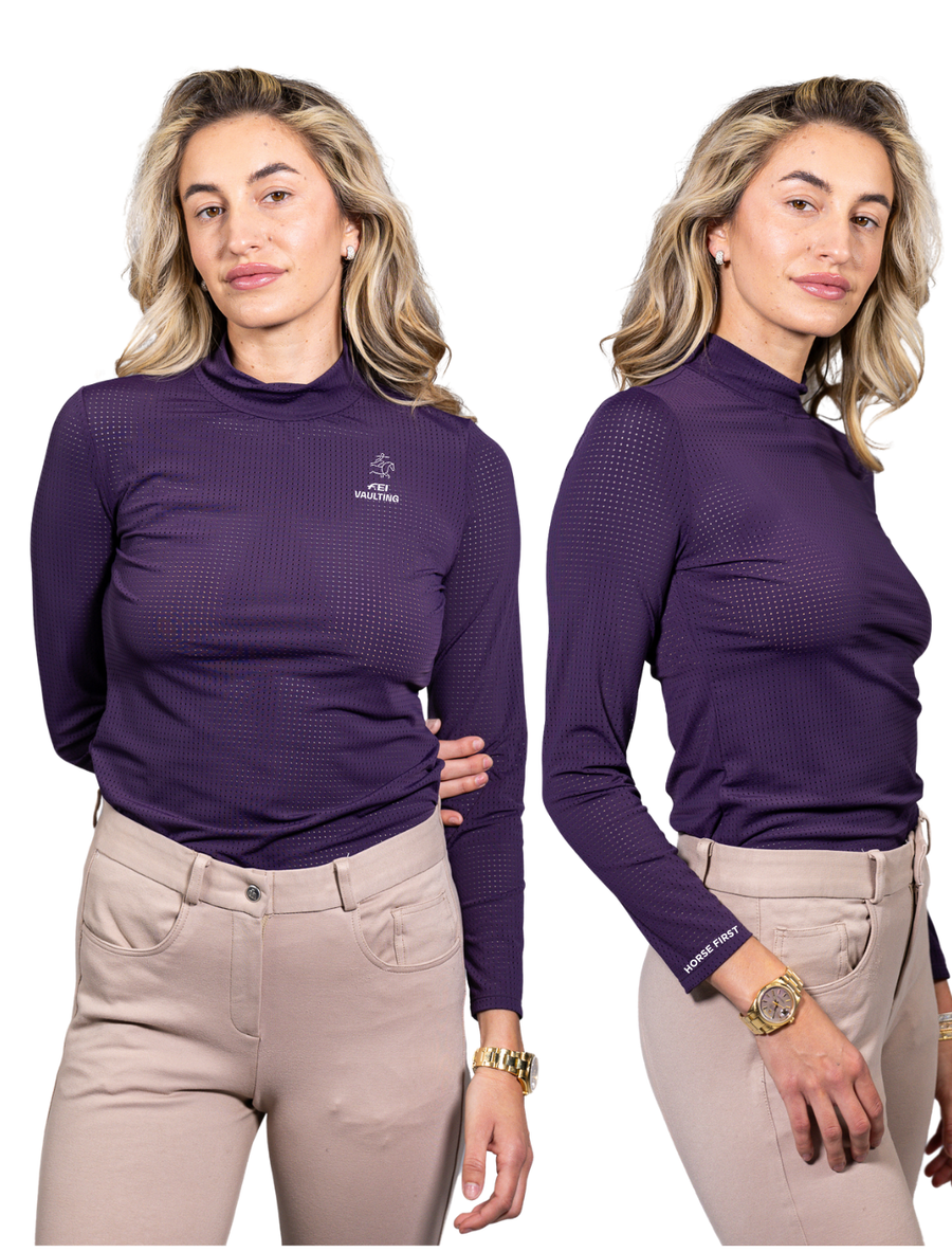 FEI x Equisite Alesia Shirt | Aubergine